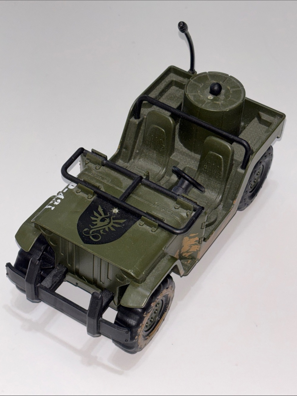 Lanard Corps Action Figures Vehicle Jeep 2012 JP-431 Sky Devils Muddy Tires EUC